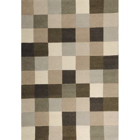 Image of Inrugs Firenze Beige Tufted Rug - 200cm X 140cm (6 Ft 6.5 In X 4 Ft 7 In)