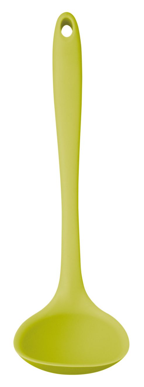 Image of Kitchencraft Colourworks 28cm Silicone Ladle, Green