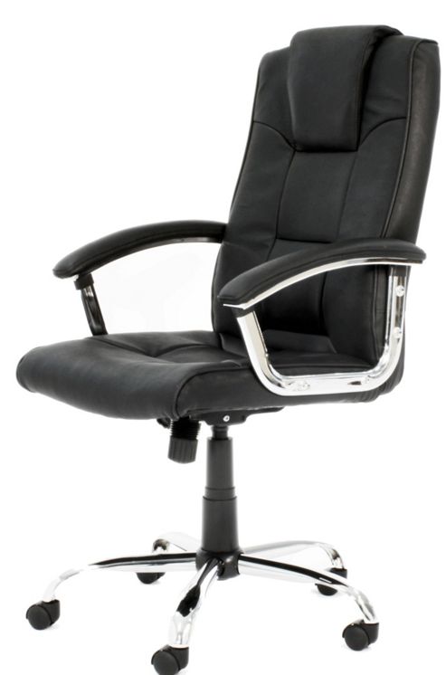 Image of Alphason Houston Leather Executive Chair - Black