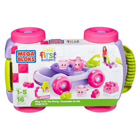 Image of Mega Bloks First Builders Play 'n Go Tea Party