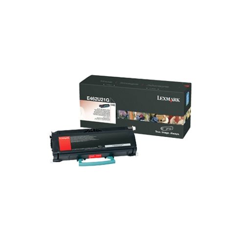 Image of Lexmark E462u31e Toner Cartridge, Black, Laser, 18000 Page
