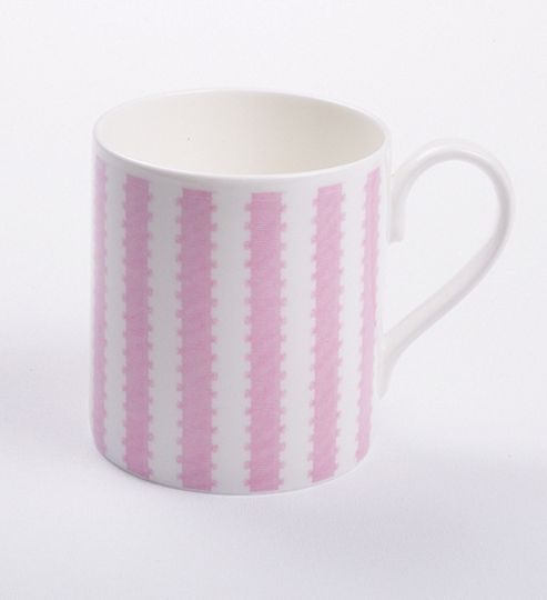 Image of Nina Campbell Picot Pink, Bone China Mug