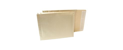 Image of New Guardian Armour Envelopes Peel And Seal Gusset 50mm 130gsm Kraft Manilla 330x260mm [box 100]