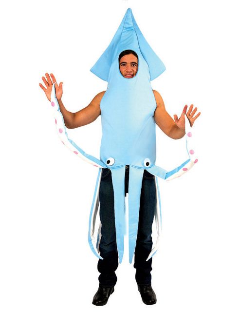 Image of Squid Costume Blue