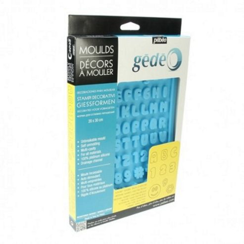 Image of Gedeo Silicone Mould - Letters And Numbers