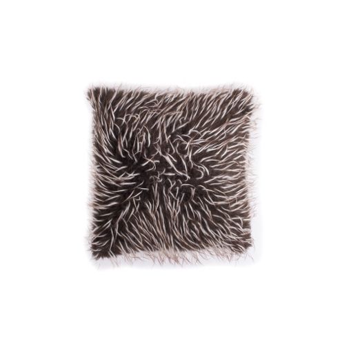 Image of Mongolian Cushion Chocolate 50x50cm