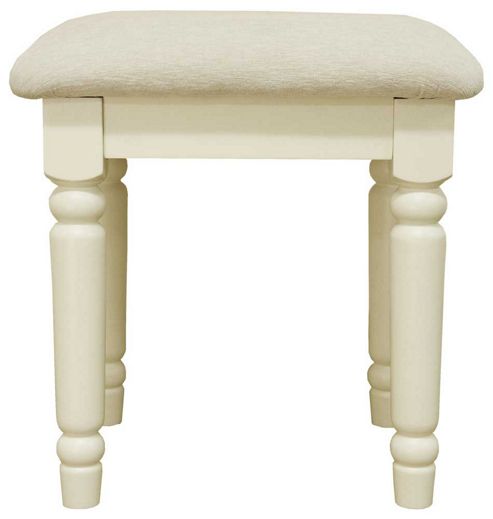 Image of Ultimum Hambleton Off White Dressing Stool