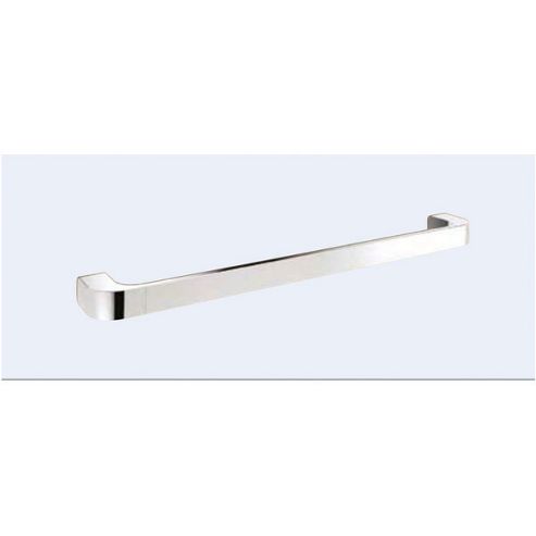 Image of Gedy Outline Towel--Rail/grab--Bar In Chrome - 3 Cm H X 25.1 Cm W X 7 Cm D