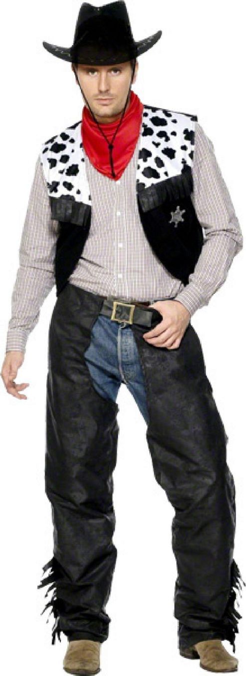 Image of Cowboy Leathers - Adult Costume Size: 38-40