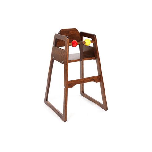 Image of Scandinavian Selection No Tray High Chair Stained Brown