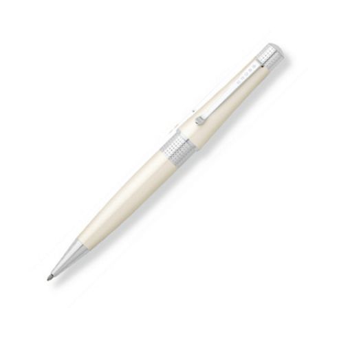 Image of Cross Beverley White Ballpoint Pen
