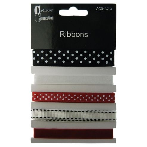 Image of Assorted Ribbons, Classic Design , 1m, 5 Pack