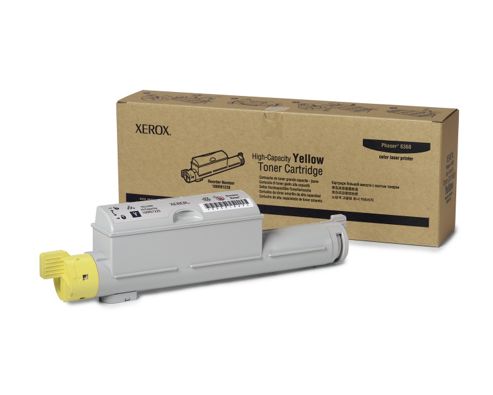 Image of Xerox Yellow High Capacity Toner Cartridge (yield 12,000)