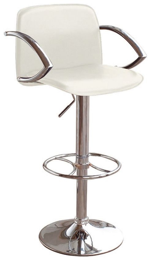 Image of Premier Housewares Retro Bar Chair - Cream