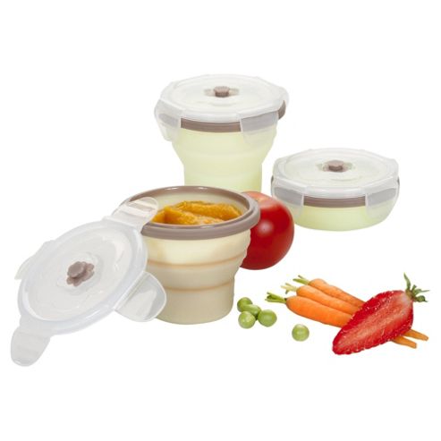 Image of Babymoov Silicone Container 240ml 3 Pack