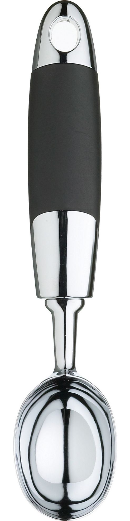 Image of Kitchencraft Master Class Soft Grip Short Handled Ice Cream Scoop
