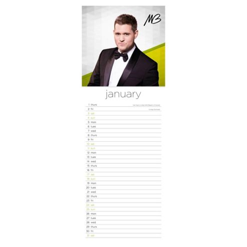 Image of Michael Buble 2015 Slim Calendar