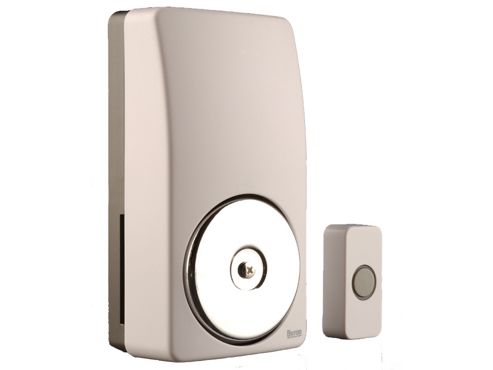 Image of Byron 1217 Wired Wall Battery Bell Kit White