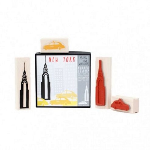 Image of Yellow Owl Workshop Stamp Set - Nyc