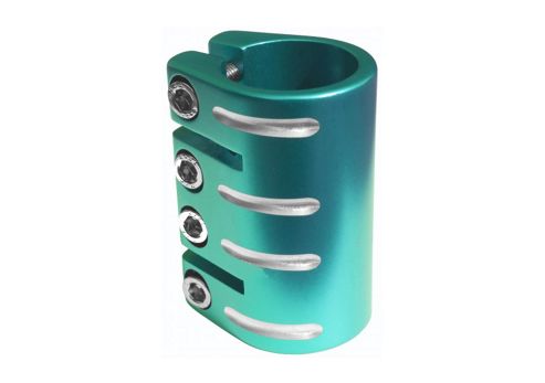 Image of Blazer Pro Scooter Quad Bolt Alloy Clamp Teal