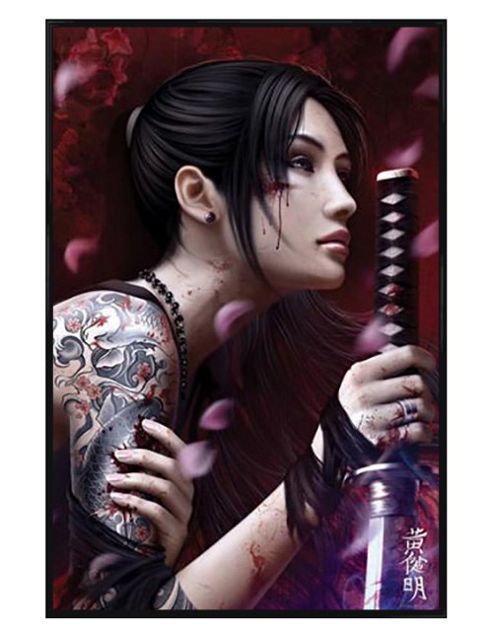 Image of Mario Wibisono Gloss Black Framed Purgatory Poster