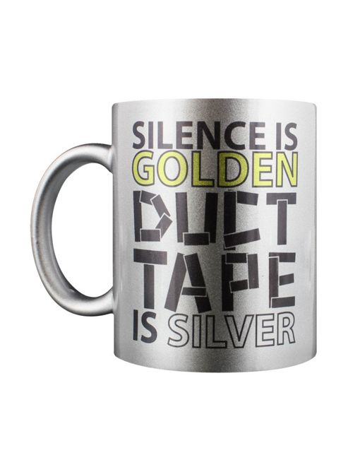 Image of Silence Is Golden Duct Tape Is Silver 10oz Ceramic Mug