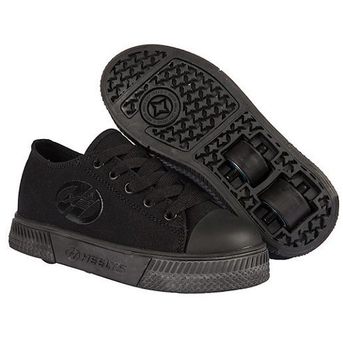 Image of Heelys Pure Black Skate Shoes - Size 4