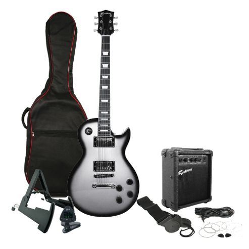Image of Rockburn Rock Style Electric Guitar Package - Silver Burst