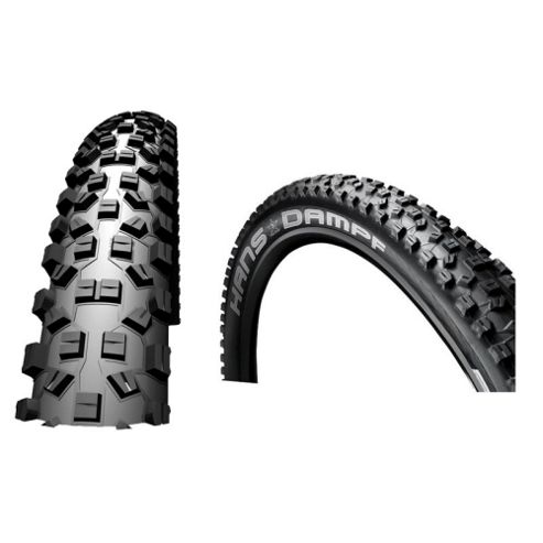 Image of Schwalbe Hans Dampf Evolution Snakeskin Tl-ready Trailstar Compound Folding Tyre In Black 26 X 2.35 - 29 X 2.35