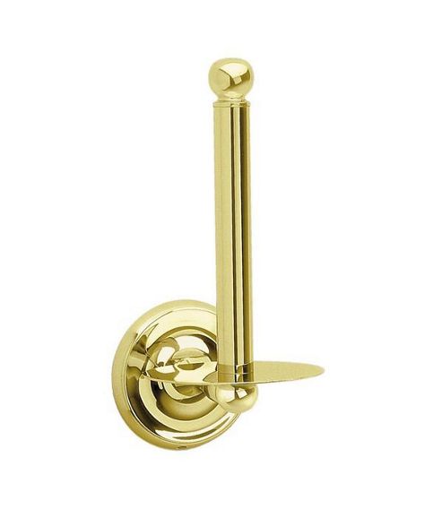 Image of Smedbo Villa Spare Paper Holder - Polished Brass