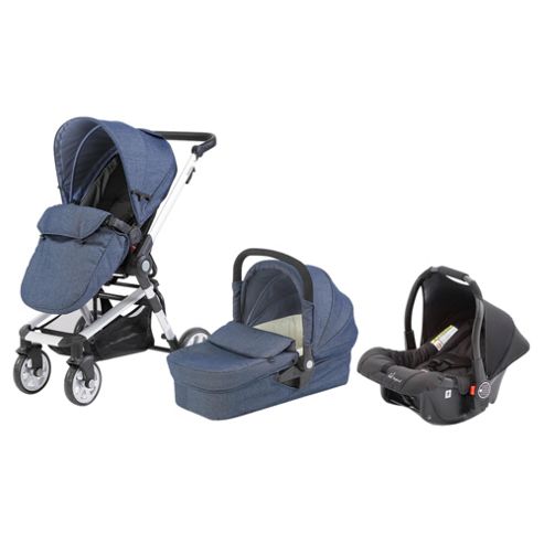 Image of Baby Elegance Beep Twist Travel System - Denim