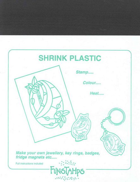 Image of Wizard Toys Shrink Plastic Black