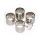 Mermaid Set Of 4 Stainless Steel Food Rings & Food Ring Mate (70mm)