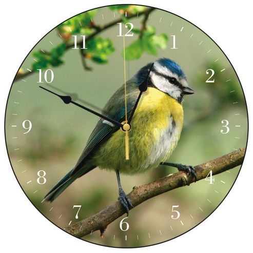 Image of Smith & Taylor Tit Wall Clock In Blue