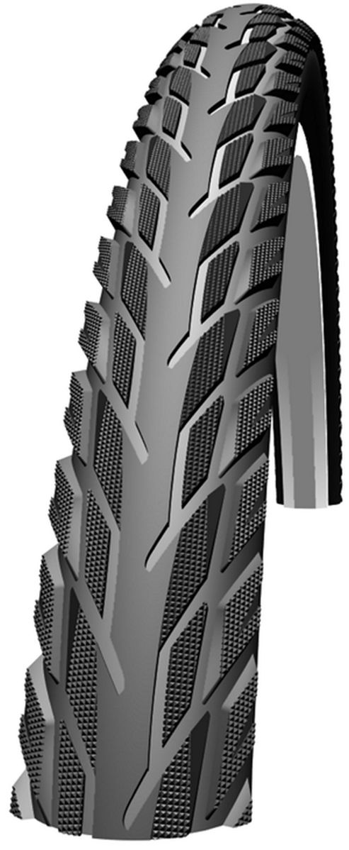 Image of Schwalbe Silento Kevlar Guard Sbc Compound Rigid Tyre In Black/reflex - 700 X 35mm