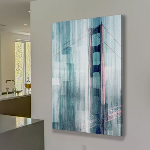 Image of Parvez Taj Golden Gate Wall Art - 91 Cm H X 61 Cm W X 5 Cm D