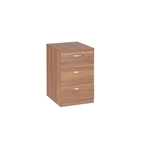 Image of Office Sense 3 Drawer Mobile Pedestal - Cherry