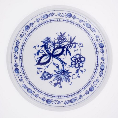 Image of Kahla Rossella Platter / Cake Platter In White / Blue