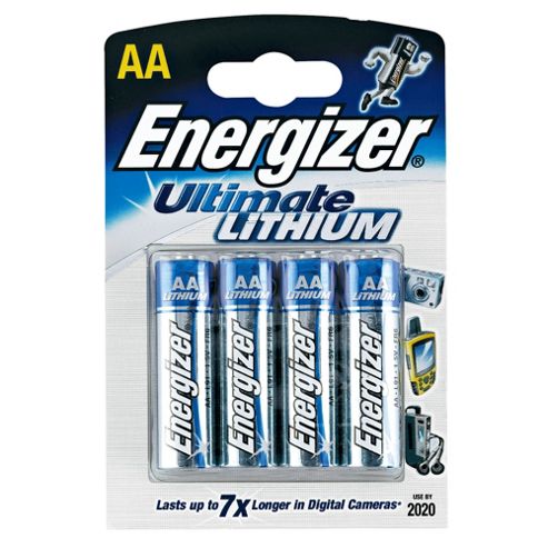 Buy Energizer Ultimate 4 pack lithium AA batteries from our Batteries ...