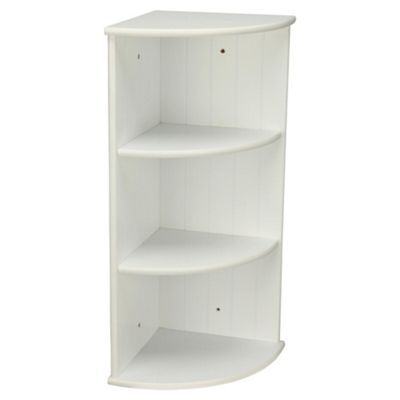 buy southwold bathroom corner shelf storage unit, white tongue