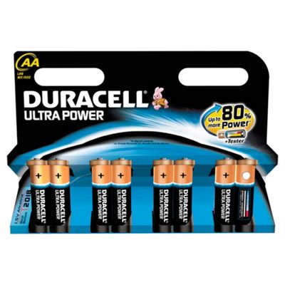 Buy Duracell Ultra Alkaline AA Batteries from our Batteries range - Tesco