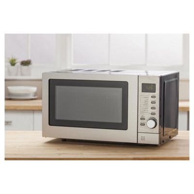 Buy Tesco Grill Microwave MGP2016, 17L - Stainless Steel from our