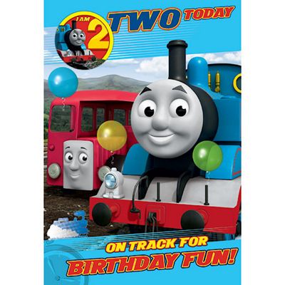 Buy Thomas the Tank Engine 2nd Birthday Card from our Thomas the Tank ...