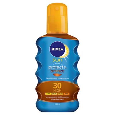 Buy NIVEA SUN Protect & Bronze Tan Activating Protecting Oil 30 High ...