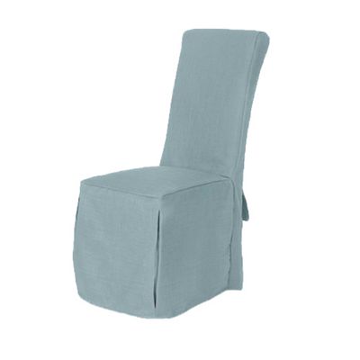 Buy Loft 25 Linen Fabric Scroll Top Dining Chair Covers