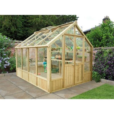 Buy 10ft x 8ft Greenhouse - INSTALLED from our Wooden Greenhouses range ...