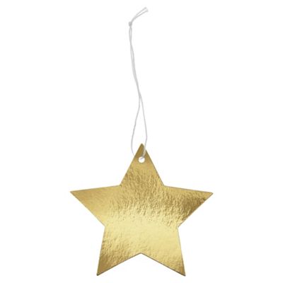 Buy Gold Star Christmas Gift Tags, 6 pack from our All Christmas range - Tesco