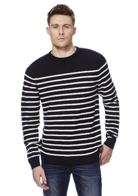 Buy F&F Striped Crew Neck Jumper from our Men's New In range - Tesco
