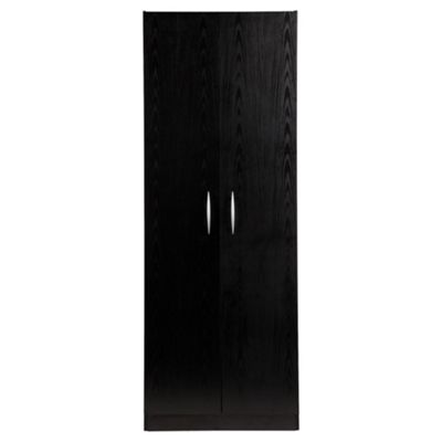 Tesco Composite Doors Ashton Double Wardrobe Black Sc 1 St Tesco