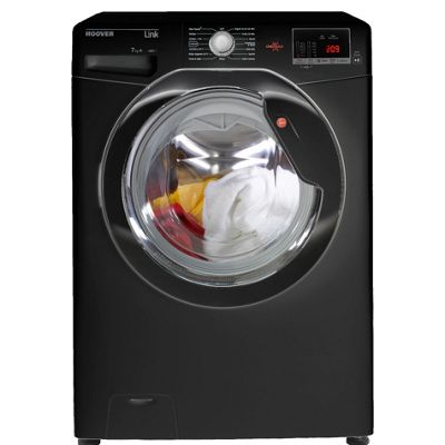 Buy Hoover Washing Machine, HL1672D3B, 7kg load with 1600 rpm - Black ...